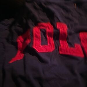 Polo by Ralph Lauren Black Tee with Red Logo